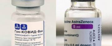 Confirman la eficacia de la combinación de vacunas AstraZeneca y Sputnik V