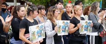 Miramar: incidentes en la marcha por el crimen de Luciano Olivera