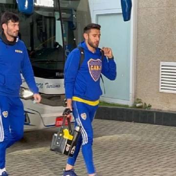 El plantel de Boca llegó a Brasil con Salvio incluido: Battaglia tiene todo listo para visitar a Corinthians
