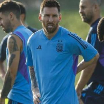 Preocupación en la Selección: Messi entrenó diferenciado a 48 horas de México