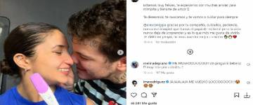 Alex Caniggia y Melody Luz van a ser papás: la bailarina anunció su embarazo