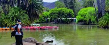 Creían que el Lago del Parque San Martín estaba contaminado; eran algas