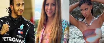 Quién es Juliana Nalú, la supermodelo que es la tercera en discordia entre Shakira y Lewis Hamilton