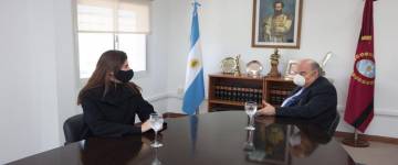 Bettina Romero se reunió con el procurador general de la Provincia
